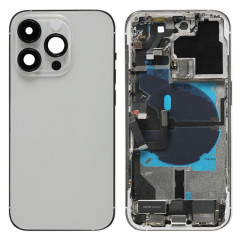 For iPhone 14 Pro Battery Back Cover Assembly, Version:China Version(Silver)