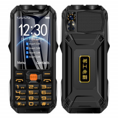 Téléphone robuste avec clavier Q9-1 4G pour aînés, 3,5 pouces, 4500 mAh, 21 touches, SOS, FM, réseau : 4G, double SIM (noir)
