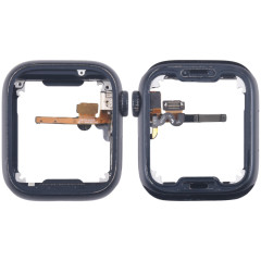 Pour Apple Watch Series 7/8/9 45MM LTE Cadre central en alliage d'aluminium avec câble flexible Crown Spin Axis (minuit)