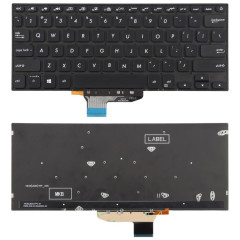 Clavier rétroéclairé pour ordinateur portable Asus VivoBook S14 K430 A430 X430 S403 S4300F S4300U (version américaine) (noir)