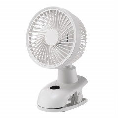 D601Y Portable USB Clip-on Oscillant Petit Ventilateur (Blanc)