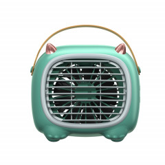 WK WT-F19 Petit ventilateur de bureau du ventilateur de refroidissement de l'eau (vert)