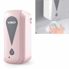 Distributeur de stérilisation par pulvérisation automatique sans contact à capteur infrarouge 1200ML (rose)