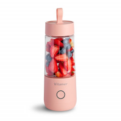 Vitamer USB Mini Portable Juicer Juice Blender Citron Fruit Squeezers Alésoirs Bouteille (Rose)
