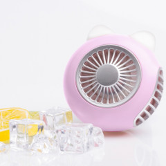 LORDNINO SBF003 Ventilateur électrique portable avec chargeur magnétique, 3 W, contrôle de la vitesse de rotation (rose)