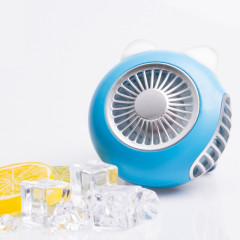 LORDNINO SBF003 Ventilateur électrique portable avec chargeur magnétique, 3 W, contrôle de la vitesse de rotation (bleu)
