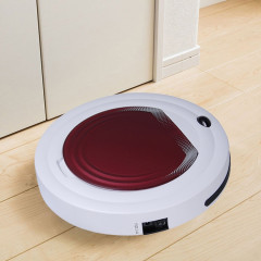 TOCOOL TC-350 Smart Robot Aspirateur de Ménage de Nettoyage Ménager avec Télécommande (Rouge)