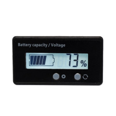 H6133 12V-84V-acide-acide-acide-acide Testeur de tension de tension pour pourcentage de voltmeter moniteur d'état de la batterie au lithium (lumière blanche)