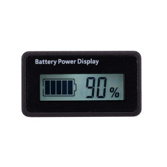 H5 12V-48V-acide-acide-acide Testeur de tension de la batterie pourcentage de voltmètre de voltmeter moniteur d'état de la batterie au lithium (lumière blanche)