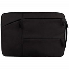 Universel poches multiples portable Oxford chiffon doux portable portable simple Tablet Tablet Bag, pour 15,6 pouces et ci-dessous Macbook, Samsung, Lenovo, Sony, DELL Alienware, CHUWI, ASUS, HP (Noir)