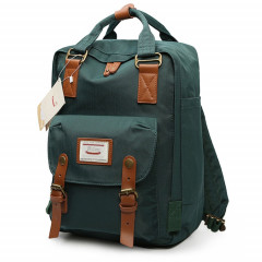 Mode sac à dos de voyage décontracté pour ordinateur portable sac étudiant avec poignée, taille: 38 * 28 * 15cm (vert d'algue)