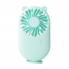 Mini ventilateur de poche portable à chargement USB avec contrôle à 3 vitesses (vert)