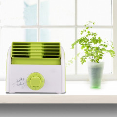 Ventilateur silencieux de bureau de mini turbine de lame de 30W pour le dortoir / chambre à coucher / salon / bureau, modes de vitesse de 3 genres, CA 220V (vert)