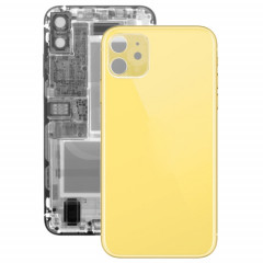 Cache arrière de la batterie en verre pour iPhone 11 (jaune)