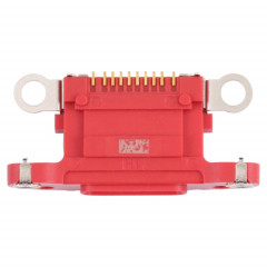 Connecteur de port de chargement pour iPhone 12/12 Pro (rouge)