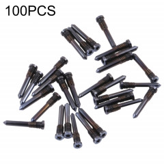 100 pcs Chargements Vis de port pour iPhone 13 Mini (Noir)