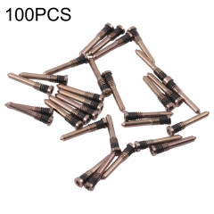 100 pcs chargements de port de port pour iPhone 13 mini (or)