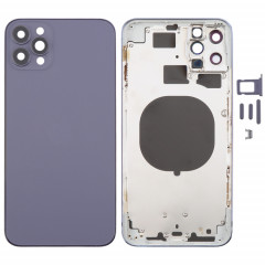 Coque arrière avec aspect imitation iP13 Pro Max pour iPhone 11 Pro Max (violet)