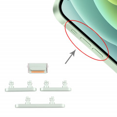 Bouton d'alimentation et bouton de contrôle du volume pour iPhone 12 Mini (vert)