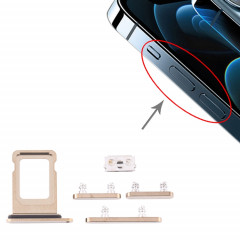 Plateau de la carte SIM + touches latérales pour iPhone 12 Pro Max (or)