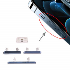 Bouton d'alimentation et bouton de contrôle du volume pour iPhone 12 Pro Max (bleu)