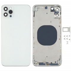 Couvercle arrière du boîtier avec imitation d'apparence d'iP12 Pro Max pour iPhone XS Max (blanc)