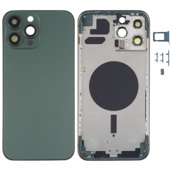 Coque arrière avec plateau pour carte SIM et touches latérales et objectif de caméra pour iPhone 13 Pro Max