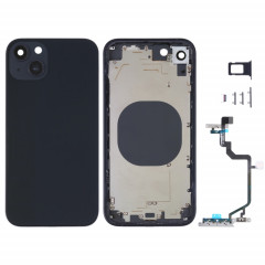 Coque arrière avec apparence imitation iP14 pour iPhone XR (noir)