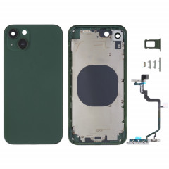 Coque arrière avec apparence imitation d'iP14 pour iPhone XR (vert)