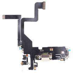 Câble flexible du port de chargement pour iPhone 14 Pro (blanc)