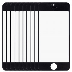 10 PCS iPartsAcheter pour l'iPhone 5 et 5S Front Screen Lentille extérieure (Noir)