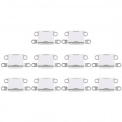 10 PCS Connecteur de Port de Charge pour iPhone 5 / 5S (Blanc)