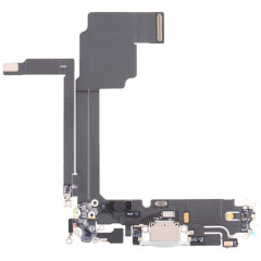 Câble flexible de port de charge d'origine pour iPhone 15 Pro Max (blanc)