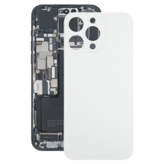 Pour iPhone 15 Pro Max Couvercle arrière de la batterie en verre (blanc)