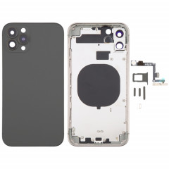Coque arrière avec aspect imitation iP15 Pro pour iPhone 11 (noir)