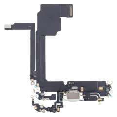 Câble flexible de port de charge pour iPhone 15 Pro Max (blanc)