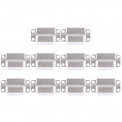 Connecteur de port de charge 10 PCS pour iPad Air 2 (blanc)
