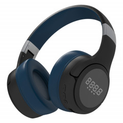 ZEALOT B28 Bandeau pliant Casque de musique stéréo Bluetooth avec écran (noir bleu)