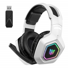 Casque Bluetooth sans fil ONIKUMA B100 Bluetooth 5.3 avec microphone (blanc)