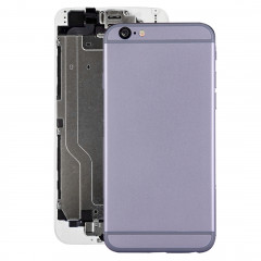 iPartsBuy pour iPhone 6 couvercle du boîtier complet avec bouton d'alimentation et bouton de volume câble Flex (gris)