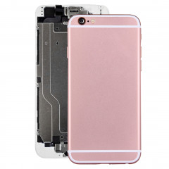 iPartsBuy pour iPhone 6 couvercle du boîtier complet avec bouton d'alimentation et bouton de volume câble Flex (or rose)