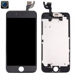 iPartsBuy 4 en 1 pour iPhone 6 (caméra frontale + LCD + cadre + pavé tactile) Assembleur de numériseur (noir)