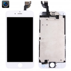 iPartsBuy 4 en 1 pour iPhone 6 (caméra frontale + LCD + cadre + pavé tactile) Assembleur de numériseur (blanc)
