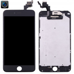 iPartsBuy 4 en 1 pour iPhone 6 Plus (caméra frontale + LCD + cadre + pavé tactile) Assembleur de numériseur (noir)