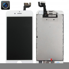 iPartsBuy 4 en 1 pour iPhone 6s (caméra frontale + LCD + cadre + pavé tactile) Assemblage de numériseur (blanc)