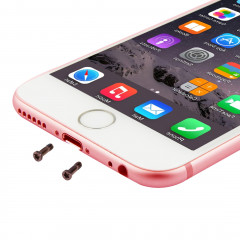 100 PCS iPartsAcheter pour iPhone 6s & 6s plus vis de port de charge universelles (or rose)