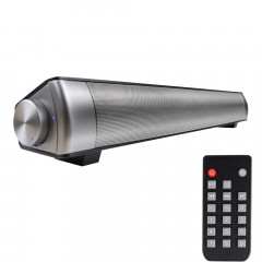 Soundbar LP-08 (CE0152) Lecteur MP3 USB 2.1CH Haut-parleur de sonorisation sans fil Bluetooth avec télécommande (noir)