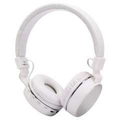 SH-16 serre-tête pliant casque stéréo sans fil Bluetooth, prise en charge de 3,5 mm Audio et appel mains libres et carte TF et FM, pour iPhone, iPad, iPod, Samsung, HTC, Sony, Huawei, Xiaomi et autres appareils audio