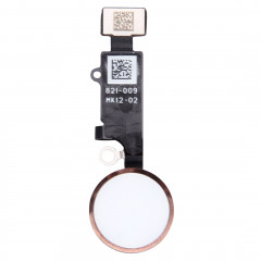 Bouton principal pour iPhone 7, identification d'empreinte digitale non prise en charge (or rose)