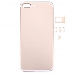 iPartsAcheter 5 en 1 pour iPhone 7 Plus (couverture arrière + porte-cartes + touche de contrôle du volume + bouton d'alimentation + touche de vibreur interrupteur muet) pleine couverture de boîtier
